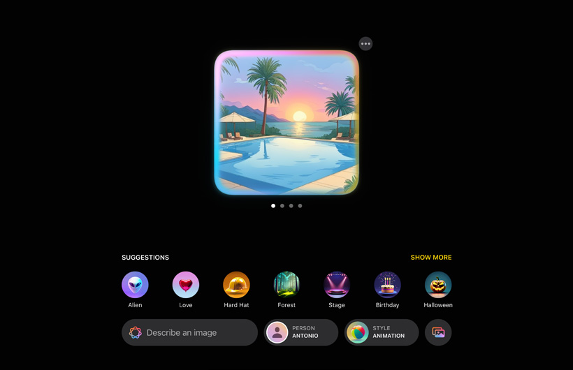 Apple Intelligence (2024 Features) image playground