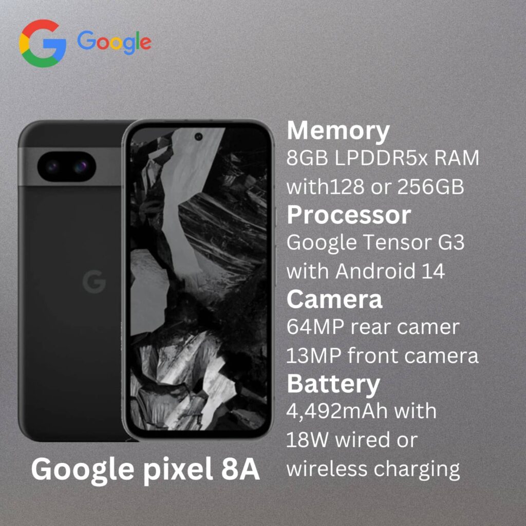 google pixel 8a Best SmartPhone For Seniors 